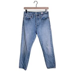 LEVIS 501 selvedge White Oak Cone Denim Red Line Jean 27x27 levis historic plant